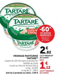 FROMAGE PASTEURISE TARTARE