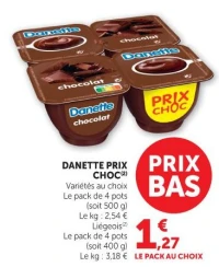 DANETTE PRIX CHOC