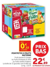 POM'POTES 5 FRUITS MATERNE