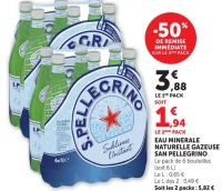 EAU MINERALE NATURELLE GAZEUSE SAN PELLEGRINO