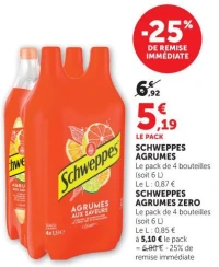 SCHWEPPES AGRUMES