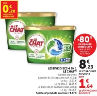 LESSIVE DISCS 4 EN 1 LE CHAT (A)