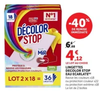 LINGETTES DECOLOR STOP EAU ECARLATE (A)
