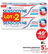 DENTIFRICE SENSODYNE