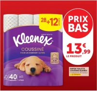 PAPIER TOILETTE COUSSINE KLEENEX