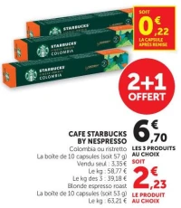 CAFE STARBUCKS BY NESPRESSO