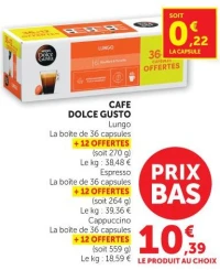 CAFE DOLCE GUSTO