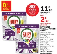 DETERGENT VAISSELLE MACHINE FAIRY