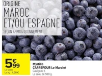 Myrtille CARREFOUR Le Marché