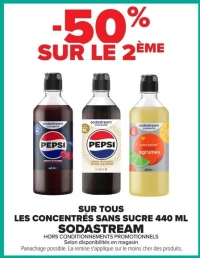 CONCENTRÉS SANS SUCRE 440 ML SODASTREAM