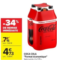 COCA COLA "Format économique"
