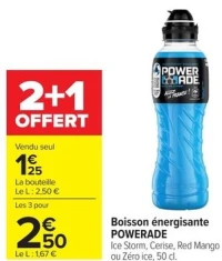 Boisson énergisante POWERADE