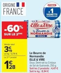 Le Beurre de Normandie ELLE & VIRE