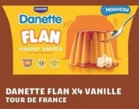 DANETTE FLAN X4 VANILLE TOUR DE FRANCE