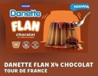 DANETTE FLAN X4 CHOCOLAT TOUR DE FRANCE
