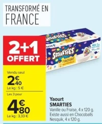 Yaourt SMARTIES