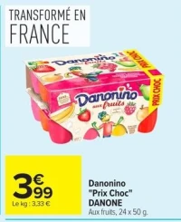 Danonino "Prix Choc" DANONE