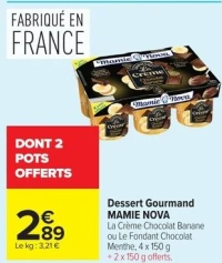 Dessert Gourmand MAMIE NOVA