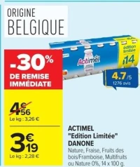 ACTIMEL "Edition Limitée" DANONE