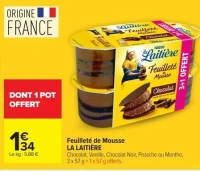 Feuilleté de Mousse LA LAITIÈRE