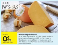 Mimolette jeune boule