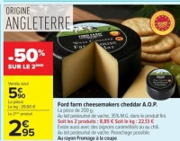 Ford farm cheesemakers cheddar A.O.P.