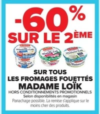 LES FROMAGES FOUETTÉS MADAME LOÏK