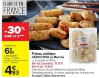 Plateau asiatique CARREFOUR Le Marché
