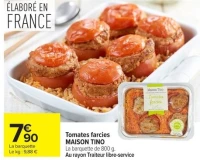 Tomates farcies MAISON TINO