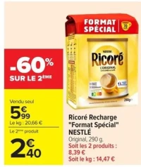 Ricoré Recharge "Format Spécial" NESTLÉ Original, 290 g