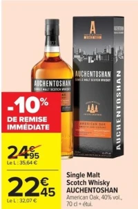 Single Malt Scotch Whisky AUCHENTOSHAN
