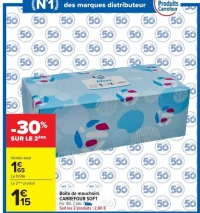 Boîte de mouchoirs CARREFOUR SOFT