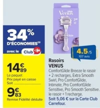 Rasoirs VENUS