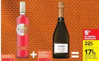 Apéritif SARTI Rosa, 14 % vol., 70 cl + Vin pétillant Prosecco RICCADONNA Blanc, 75 cl