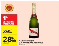 A.O.P. Champagne G.H. MUMM CORDON ROUGE Brut, 75 cl