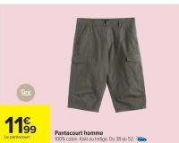 Tex Pantacourt homme