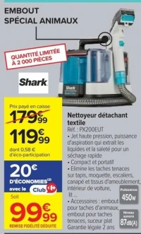 Nettoyeur détachant textile