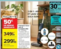 Aspirateur laveur sans fil X-CLEAN 5 PRO