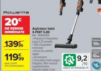 Aspirateur balai X-PERT 5.80
