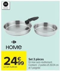 Set 3 pièces