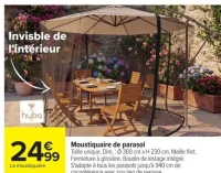 Moustiquaire de parasol