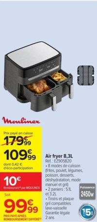 Air fryer 8,3L