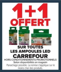 SUR TOUTES LES AMPOULES LED CARREFOUR