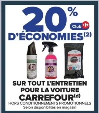 SUR TOUT L'ENTRETIEN POUR LA VOITURE CARREFOUR