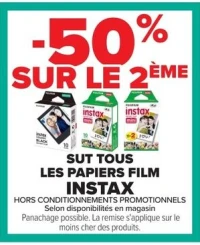 SUT TOUS LES PAPIERS FILM INSTAX