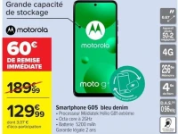 Smartphone G05 bleu denim