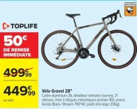 Vélo Gravel 28" TOPLIFE
