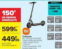 mi Trottinette Réf. : MI SCOOT 4 PRO MAX