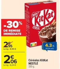 Céréales KitKat NESTLÉ 330 g.