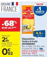 Dégustation Tendre & Fruité ENTREMONT Bloc ou Râpé